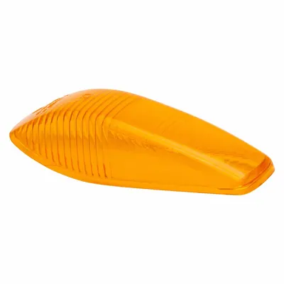 GROTE Replacement Lens: Triangle, Clearance and Marker Light, 2 5/16 in Ht - Vehicle Lighting - Oval Replacement Lenses