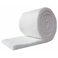 Ceramic Fiber Insulation: Aluminum Silicate, 50 ft Lg, 24 in W, 1/2 in Thick, 39 lb Wt, 0.75 R-Value (MPN CF8-5-24X50)