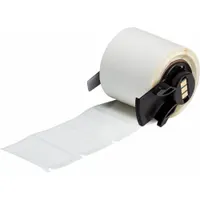Pre-Cut Label Stock Roll: Tamper Indicating, 1 in x 1 1/2 in, 1 1/2 in x 1 in, White (Gloss) (MPN M6-31-7546)