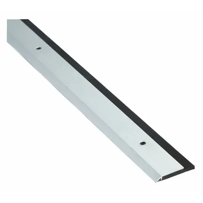 NATIONAL GUARD Door Sweep: Single Fin Insert, Aluminum, 36 in Lg, 1 3/4 in Wd - Door Sweeps