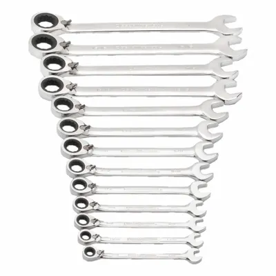 GEARWRENCH SAE 12-Point Ratcheting Combination Wrench Set - SAE 12-Point Ratcheting Combination Wrench Sets