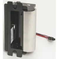 This electric strike accommodates both cylindrical and mortise locksets in a single unit. Constructed with a stainless steel faceplate, it measures 4 7/8 inches in height and operates on 12/24V input voltage. Rated as heavy duty (Performance Duty Rating 1), it is suitable for access control on perimeter doors and high-traffic areas in commercial and industrial facilities