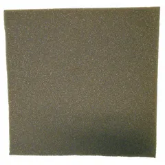 This polyurethane foam acoustic panel is designed for wall surface mounting to reduce noise in industrial environments. It measures 50 ft long by 4 1/2 ft wide with a 1 in thickness and meets UL94 #HF-1 fire resistance standards.