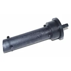 Fuel filter with integrated bushing for use in HVACR equipment. Removes contaminants from fuel systems to protect downstream components such as burners and pumps. Suitable for industrial heaters and boilers.