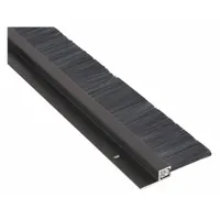 NATIONAL GUARD Door Sweep: Brush Insert, Aluminum, 36 in Lg, 3 1/8 in Wd, Aluminum (MPN G610DKB-36)