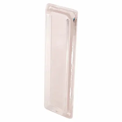 PRIME-LINE Medicine Cabinet Pull Tab, Clear Acrylic, 1 in W x 2 in D, Pair - Mirrored Medicine Cabinet Parts
