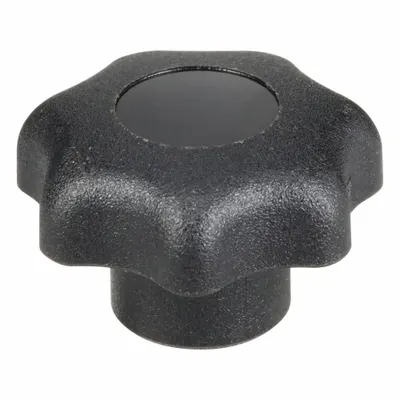 KIPP 7-Arm Knob with Threaded Hole - 7-Arm Knobs with Threaded Hole