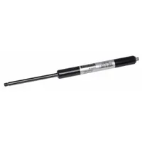 Gas spring providing 500 lbf controlled lifting force with 34 27/32 in extended length and M10 rod thread. End fittings not included. Suitable for counterbalancing hatches, lids, and access panels in industrial machinery and equipment