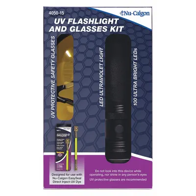 NU-CALGON Leak Detection Lamp (MPN 4050-15) - Ultraviolet Inspection Flashlights for Leak Detection
