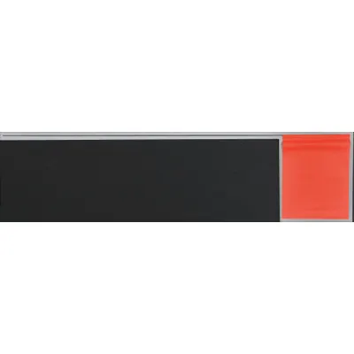 PRESCO PRODUCTS Marking Flag: 2 1/2 in x 3 1/2 in Flag Size (HxW), 21 in Staff Ht, Fluorescent Orange - Plain Marking Flags with Wire Staff