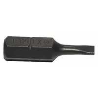 ZEPHYR Insert Bit: Insert Bit, Slotted Head, Imperial, 3F-4R Bit Industry Size, Std, Hex, 5 PK (MPN H3201X-5PK)