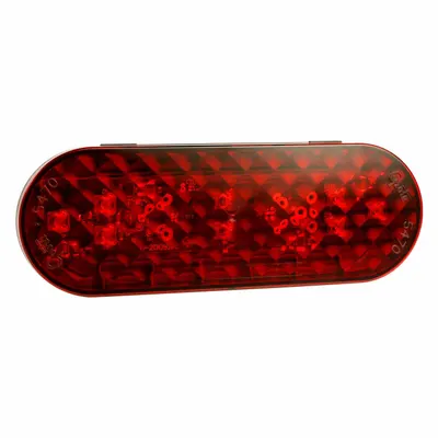GROTE Stop/Turn/Tail Light: LED, Stop, Turn, and Tail Combo Light, Clear/Red - Stop, Turn & Tail Combination Lights