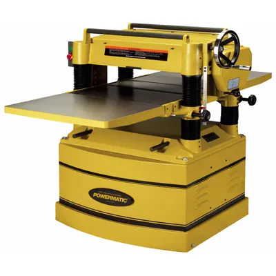 POWERMATIC Stationary Planer: 230V, Single-Phase, 40 A, 5 hp, 20 in Max. Wd, 8 in Max. Ht - Stationary Planers