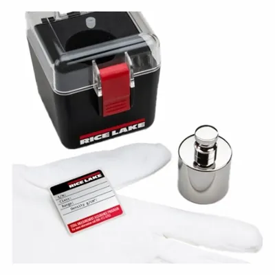 RICE LAKE WEIGHING Class 2 Calibration Weights, 200 g, Cylinder, 2-Piece Set