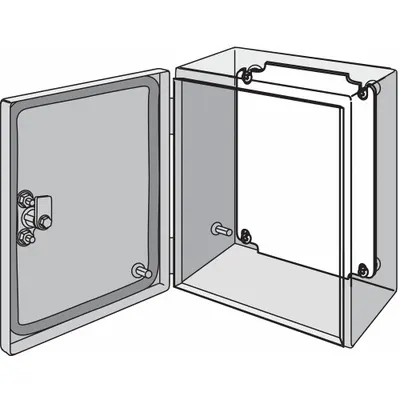HOFFMAN Panel: Back Panel Panel, 8.31 in Overall Ht, 17.36 in Overall Wd, Steel - Interior Mounting Panels