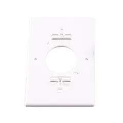 Vertical rectangular wall plate accessory for covering and protecting wall-mounted controls or sensors. Compatible with Johnson Controls brand and series. Provides a finished appearance for commercial HVAC and building automation installations.