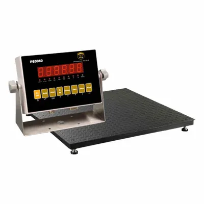PINNACLE Floor Scale: 10,000 lb Wt Capacity - Imperial, 2 lb/1 kg Readability, Floor Scale - Floor Scales