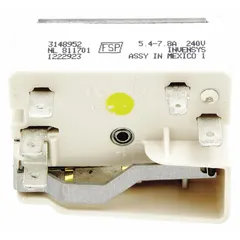 Surface element switch for controlling heating elements on compatible Whirlpool ovens and ranges. Allows user selection of heat settings for surface cooking. Genuine replacement part for appliance maintenance and repair.