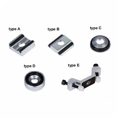 INSIZE Support Ring Set: 6 1/8 in Overall Lg - Hardness Testing Support Rings