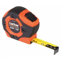 CRESCENT LUFKIN Tape Measure: Nonmagnetic Single Hook Tip, 12 ft, Plastic with Rubberized Grip (MPN PQR1312N)