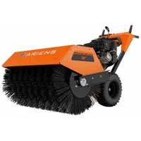 Gas-powered power brush with a 36-inch brush width and 25-inch brush diameter. Features a Kohler 4-cycle engine with electric start. Suitable for cleaning large paved areas, parking lots, and construction sites