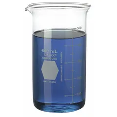This 200 mL (6.76 fl oz) tall form beaker is made from Type I colorless borosilicate glass, meeting USP Type I specifications. It is autoclavable and suitable for general laboratory tasks such as mixing, heating, and measuring liquids.