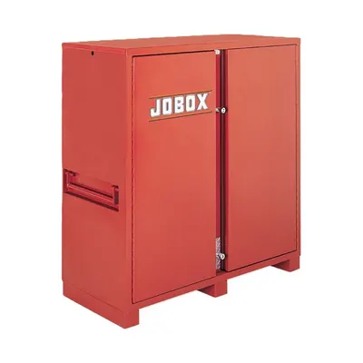 CRESCENT JOBOX Jobsite Cabinet, 47.5 cu ft, Padlock, Brown - Jobsite Cabinets