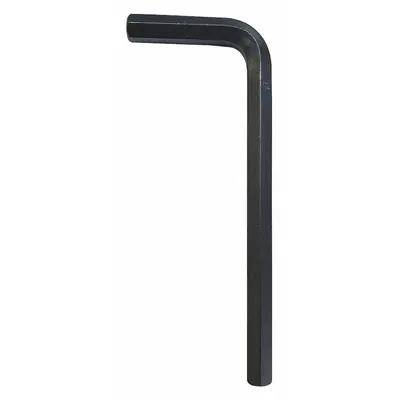 WESTWARD Hex Key: 0 Ball Ends, 7 mm Tip Size, Metric, Short, Alloy Steel, Black Oxide - L-Shaped Hex Keys