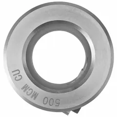 Copper stripping bushing for use with the DCE151 XR tool. Accommodates THHN/XHHW copper wire up to 500 MCM maximum. Single-piece accessory for wire stripping applications.