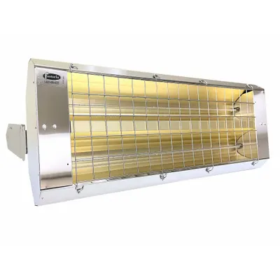 FOSTORIA Infrared Quartz Electric Heater: 7300 W Watt Output, 480V AC, 1 Phase, Hardwired - Indoor/Outdoor Suspended Infrared Radiant Electric Ceiling Heaters
