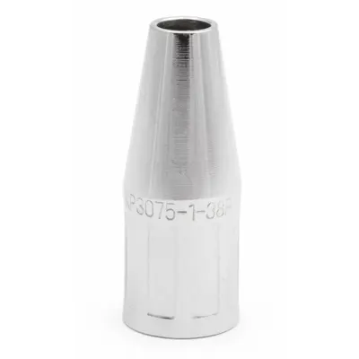 LINCOLN ELECTRIC Nozzle: 3/8 in, Tapered, Flush, Threaded - Magnum Pro 100A Nozzles
