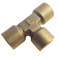 LEGRIS Metal Pipe Tee: Tee, 3/4 in x 3/4 in x 3/4 in, 1,000 psi, 3 47/64 in Lg, C37700 Brass (MPN 0145 27 27)