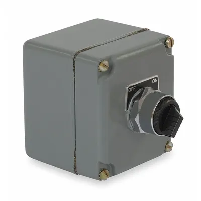 SCHNEIDER Selector Switch Control Station: Selector Switch, 0 Pilot Lights, 1NO/1NC - Selector-Switch Control Stations