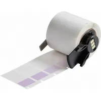 Wraparound Label: 1 1/2 in x 3/4 in, 3/4 in, Vinyl, Purple (Matte), For 10 AWG to 4 AWG Wire Gauge (MPN M6-30-427-PL)