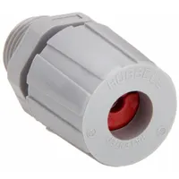 Liquid Tight Cord Connector: Nylon, 1/2 in MNPT, 0.19 in to 0.25 in, Gray, 2 1/16 in Overall Lg (MPN SHC1021CR)