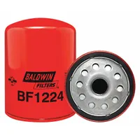 BALDWIN FILTERS Fuel Filter: Spin-On, 4 1/4 in Outside Dia, 1"-14 Thread Size, Cellulose, BF1224