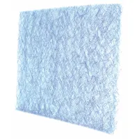 OEM Air Filter Pad: 16 in x 20 in x 2 in, Fiberglass, Blue/White (MPN 6U624)