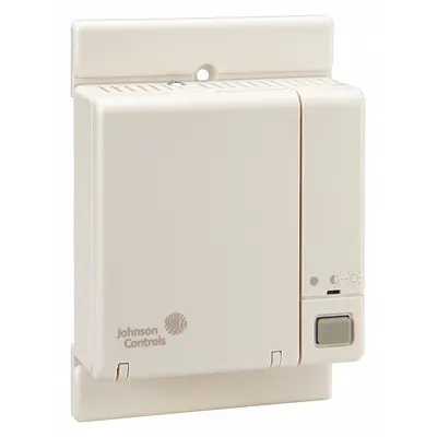 JOHNSON CONTROLS Temperature Sensor: Wall Mount, Conduit Box, LED, 40°F to 90°F, Plastic - Room Temperature Sensors