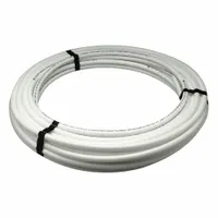 Tubing: PEX Type B, 1/2 in, White, Coil, 100 ft Overall Lg (MPN Q3PC100X)