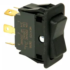 This power switch is a replacement component for ovens, designed to control electrical power to the appliance. It is intended for use as a direct replacement for the original switch in compatible ovens.
