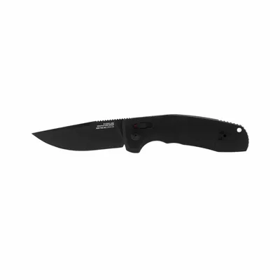 SOG Folding Utility Knife: 3 1/2 in Blade Lg, 4 1/2 in Closed Lg, 8 in Overall Lg - Automatic-Opening Folding Knives
