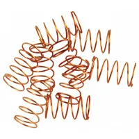 ACORN Metering Springs: Air-Trol®, Phosphor Bronze, 2 in Overall Wd, 4 in Overall Ht, Bronze, 10 PK (MPN 2563-023-001)