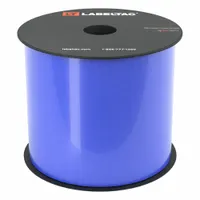 LabelTac Pro Model Reflective Supply: 4 in x 75 ft, Vinyl, Blue (Gloss), Indoor/Outdoor (MPN LT407RF)
