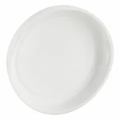 White plastic end caps designed to seal round mailing tubes, protecting contents during shipping or storage. Each cap has a 3-inch diameter. Sold in a pack of 100. Suitable for packaging and shipping applications.