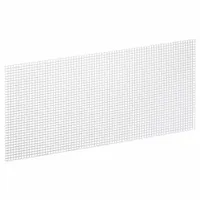 Return Air Grilles: Egg Crate Grille, White, Plastic, 47 5/8 in H, 23 5/8 in W, 3/8 in D, Lay-In (MPN TC-24-2448-2PK)