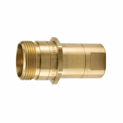 PARKER Nipple: 1 in Coupling Size, 1"-11 1/2 Thread Size, 189.27 lpm Max Flow Rate - 6100 Series Hydraulic Quick-Connect Coupling Plugs