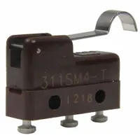 HONEYWELL Miniature Snap Action Switch: Roller Lever Actuator, 1NO/1NC, Solder Turret (MPN 311SM4-T)
