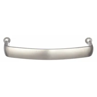SUGATSUNE Pull Handle: Threaded Holes, Stainless Steel, Silver, #8-32 Screw Size - Standard Pull Handles