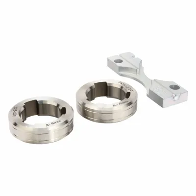 LINCOLN ELECTRIC Drive Roll Kit: 2-Roll, 0.03 in, V-Groove - 2-Roll Kits with Inlet Guide for Lincoln