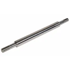 This stainless steel center rod is a replacement component for diaphragm pumps and similar industrial equipment. It provides structural support and alignment for moving parts in demanding environments. The corrosion-resistant material ensures long service life in applications requiring a durable rod for centering or guiding components.